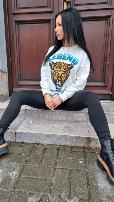Biela mikina - Alenka 