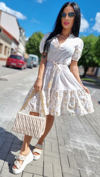 Biele letné šaty 