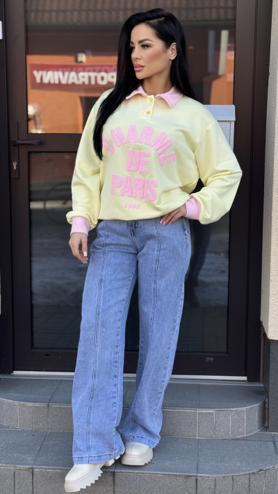 Bledožltá mikina – Paris