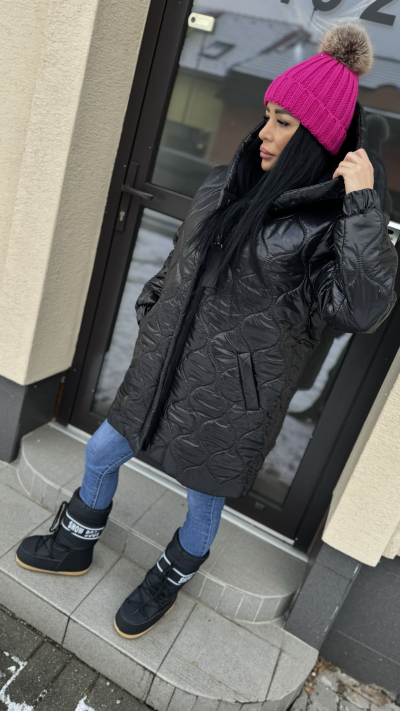 Čierna zimná bunda – Jana
