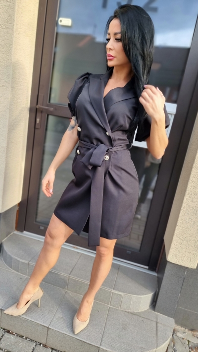 Čierne elegantné šaty - Sofia 