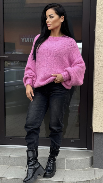 Cukríkovo ružový svetrík – Monika