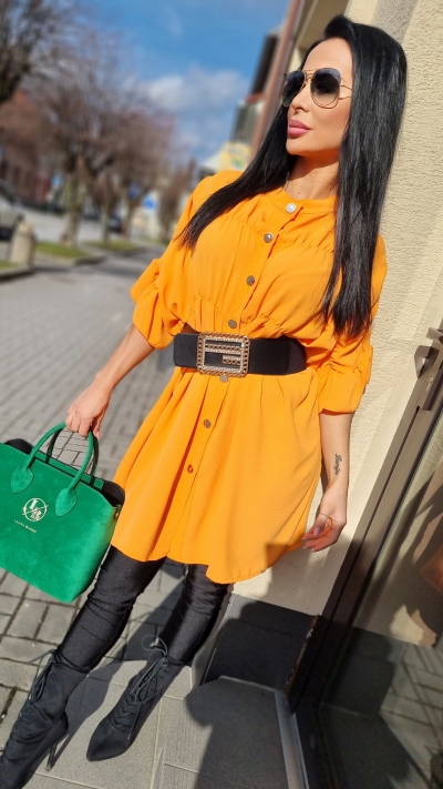 Dámska tunika Monika – oranžová farba