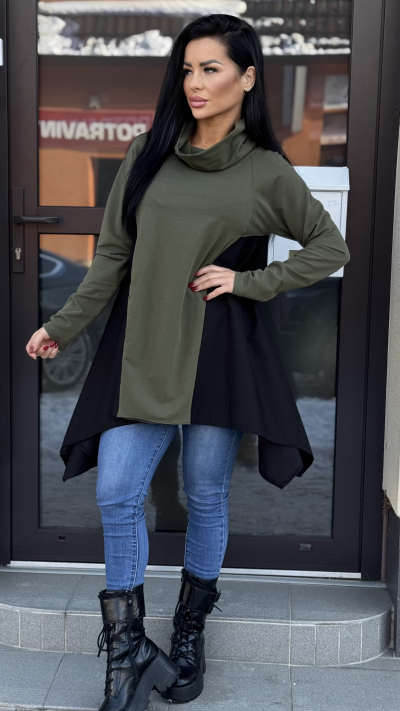 Dámska tunika – KAKI farba