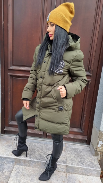 Dámska zimná bunda Eva - zelená