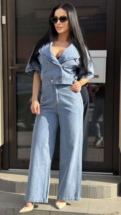 Dvojdielny denim komplet 