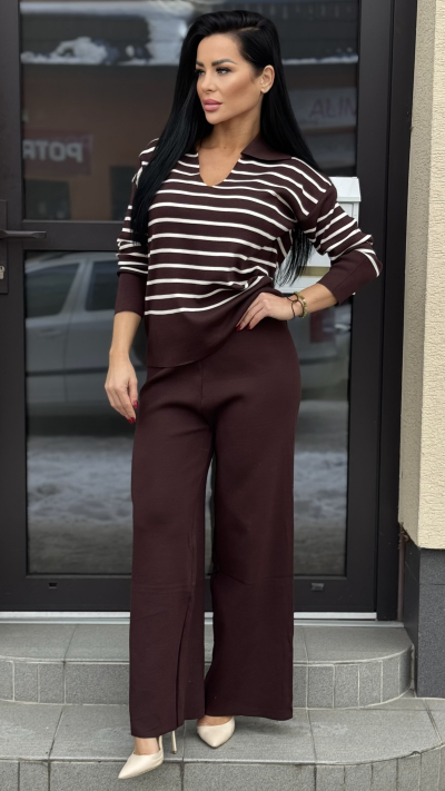  Elegantná súprava - Hnedá farba