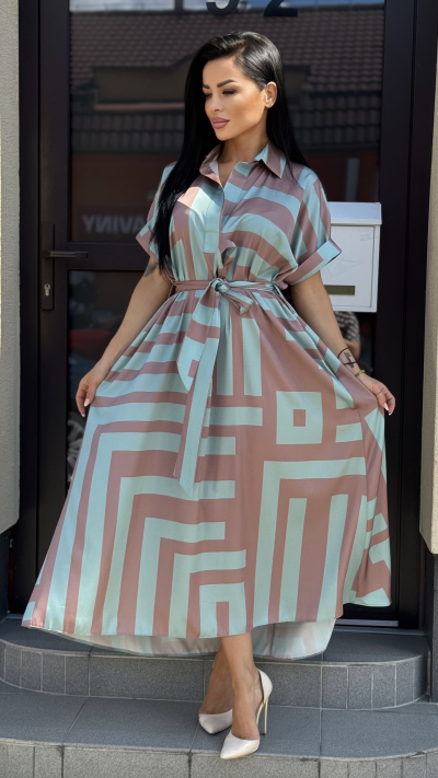 Elegantne košeľové šaty – Nataša