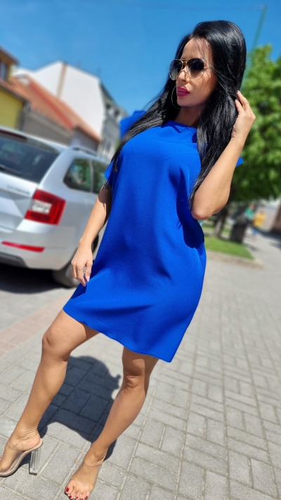 Kráľovský modré šaty 