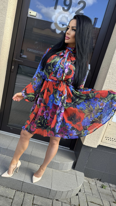 Kvetované šaty – Monika