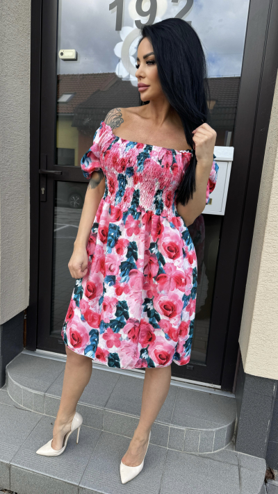 Letné kvetované šaty