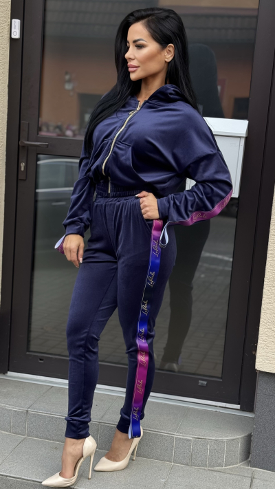 Modra dvojdielna súprava