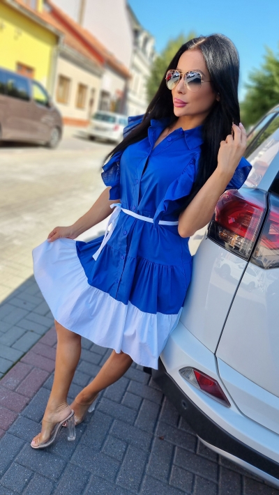 Modré šaty - Nataša 