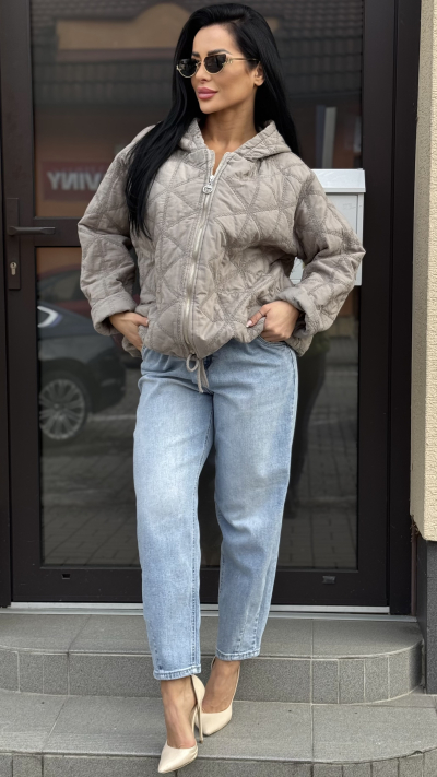 Prešívaná jarná bunda