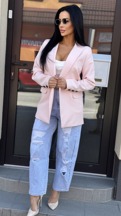 Ružové sako 