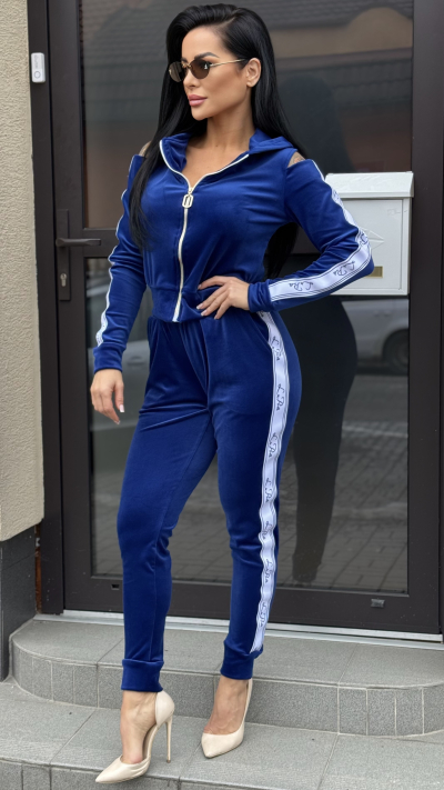 Zamatová Modra súprava